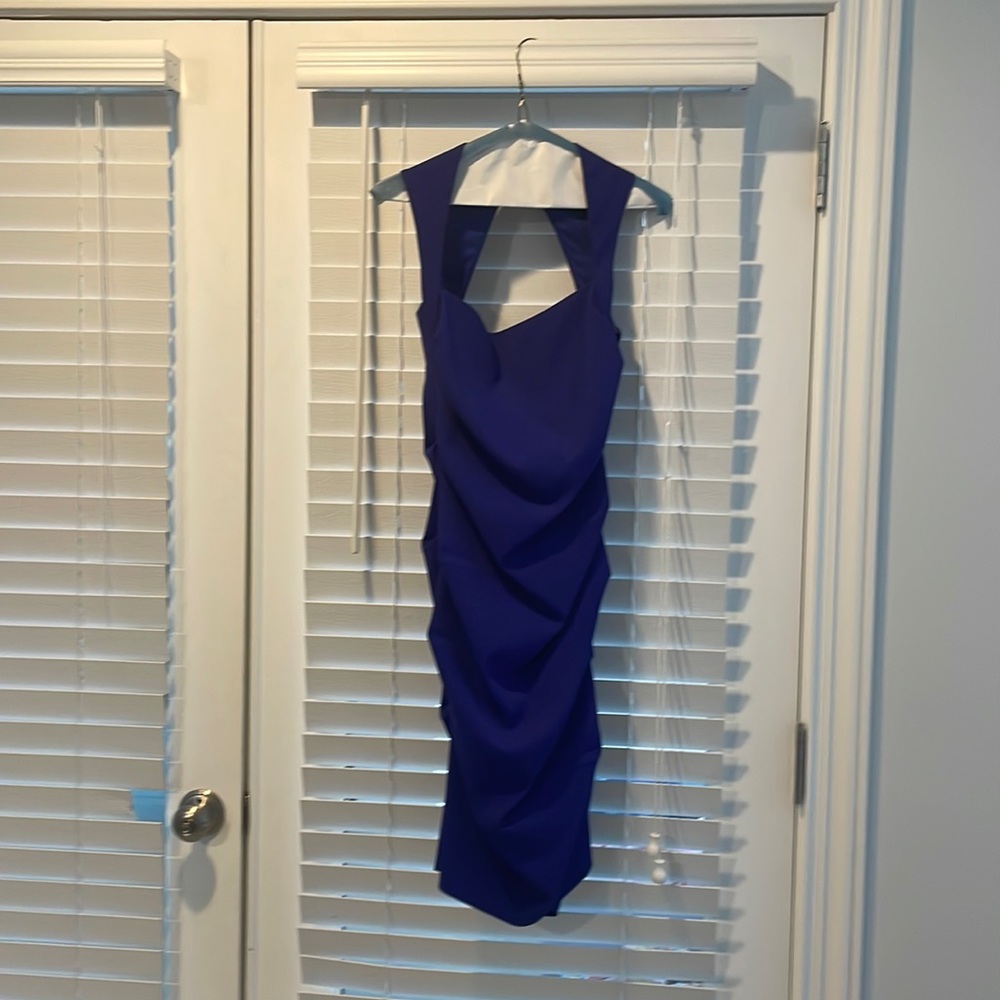 Nicole Miller blue dress